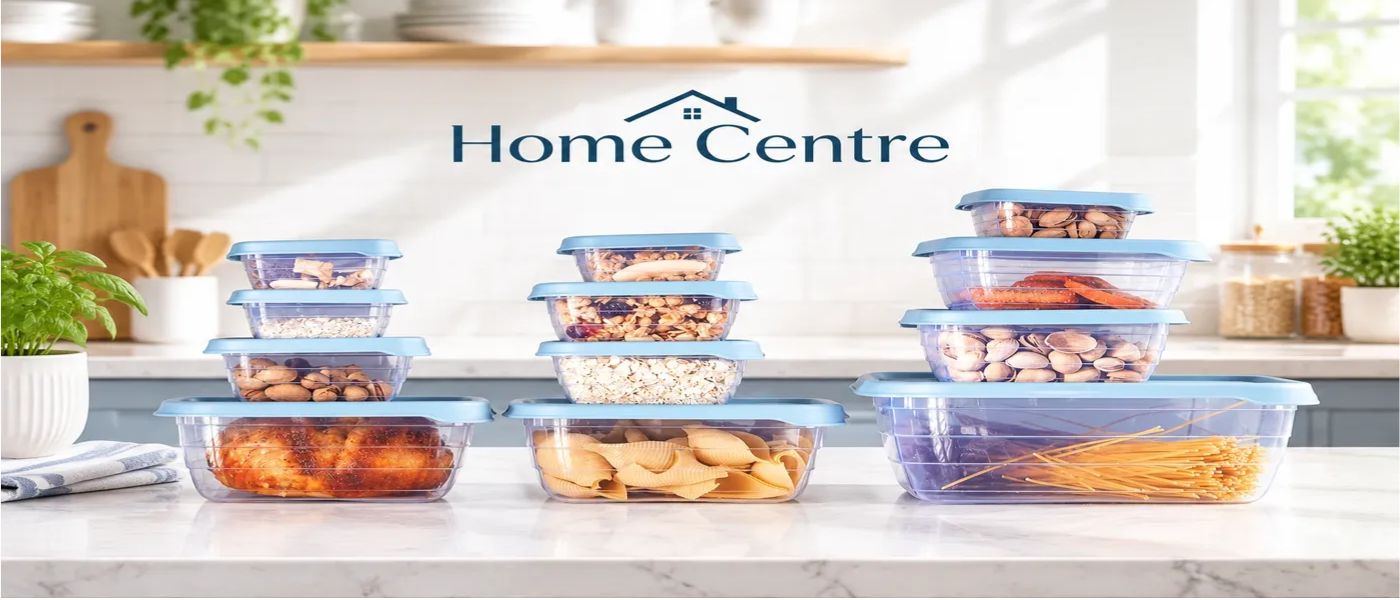ست 2 عددی ظرف نگهدارنده غذا هوم سنتر مدل Home centre Pearl 